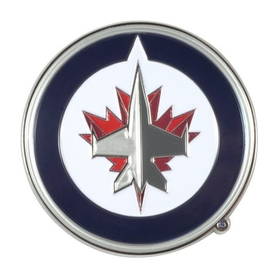 Fan Mats  LLC Winnipeg Jets 3D Color Metal Emblem White