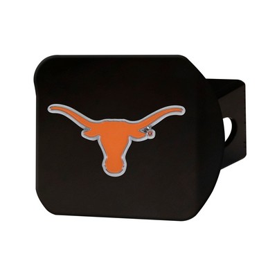 Fan Mats  LLC Texas Longhorns Color Hitch Cover Black Orange