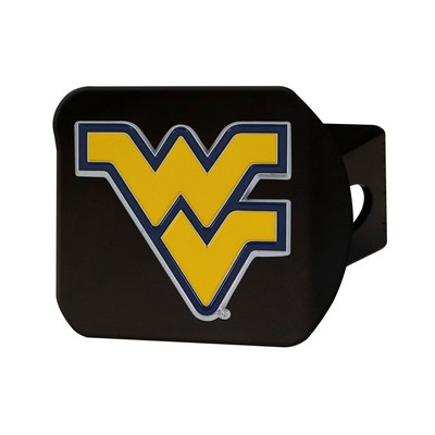 Fan Mats  LLC West Virginia Mountaineers Color Hitch Cover Black Navy