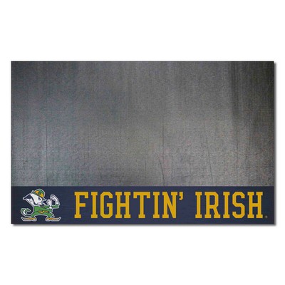 Fan Mats  LLC Notre Dame Fighting Irish Grill Mat Navy