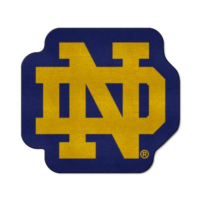 Fan Mats  LLC Notre Dame Fighting Irish Mascot Rug Navy