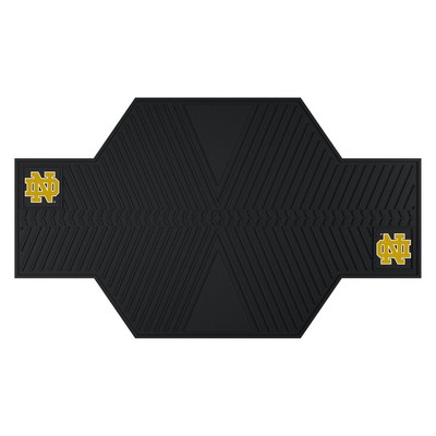 Fan Mats  LLC Notre Dame Fighting Irish Motorcycle Mat Black