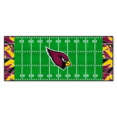 Fan Mats  LLC Arizona Cardinals Football Field Runner Mat - 30in. x 72in. XFIT Design Pattern