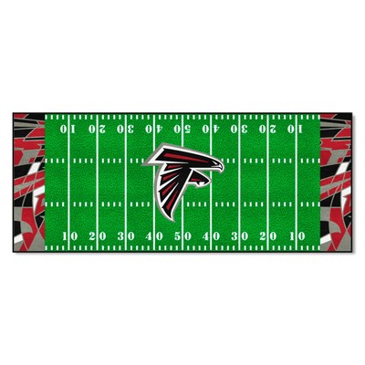 Fan Mats  LLC Atlanta Falcons Football Field Runner Mat - 30in. x 72in. XFIT Design Pattern