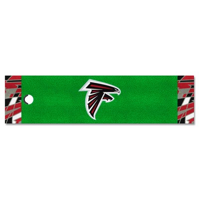 Fan Mats  LLC Atlanta Falcons Putting Green Mat - 1.5ft. x 6ft. Pattern