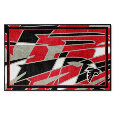 Fan Mats  LLC Atlanta Falcons 4x6 Rug NFL x FIT Pattern