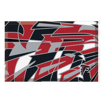 Fan Mats  LLC Atlanta Falcons Rubber Scraper Door Mat XFIT Design Pattern