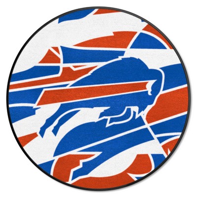 Fan Mats  LLC Buffalo Bills Roundel Mat NFL x FIT Pattern