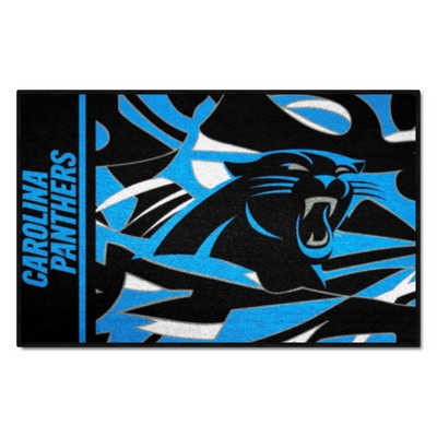 Fan Mats  LLC Carolina Panthers Starter Mat NFL x FIT Pattern