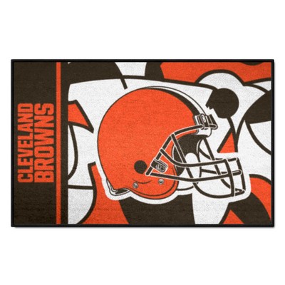 Fan Mats  LLC Cleveland Browns Starter Mat NFL x FIT Pattern