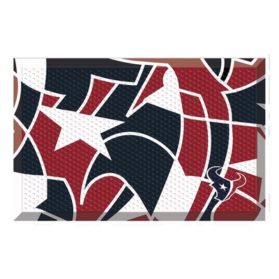 Fan Mats  LLC Houston Texans Scraper Mat NFL x FIT Pattern