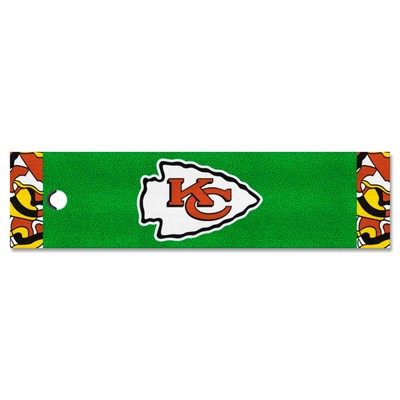 Fan Mats  LLC Kansas City Chiefs Putting Green Mat - 1.5ft. x 6ft. Pattern