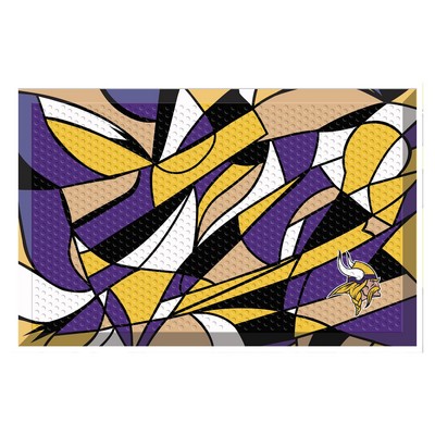 Fan Mats  LLC Minnesota Vikings Scraper Mat NFL x FIT Pattern