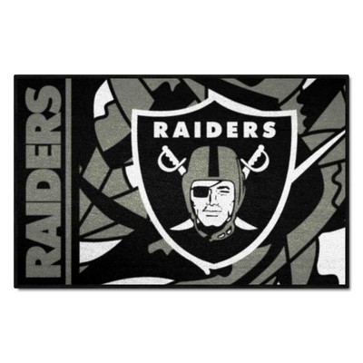Fan Mats  LLC Las Vegas Raiders Starter Mat NFL x FIT Pattern