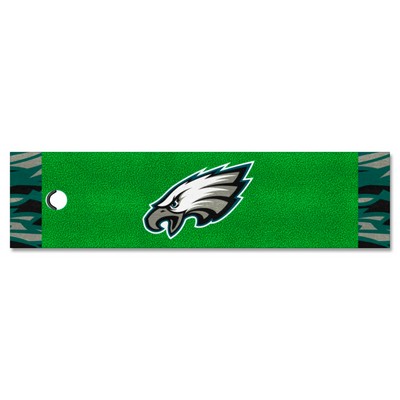 Fan Mats  LLC Philadelphia Eagles Putting Green Mat - 1.5ft. x 6ft. Pattern