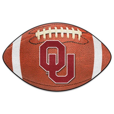 Fan Mats  LLC Oklahoma Sooners Football Mat Brown
