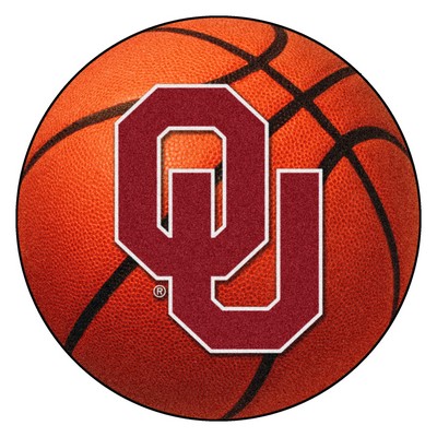 Fan Mats  LLC Oklahoma Sooners Basketball Rug 