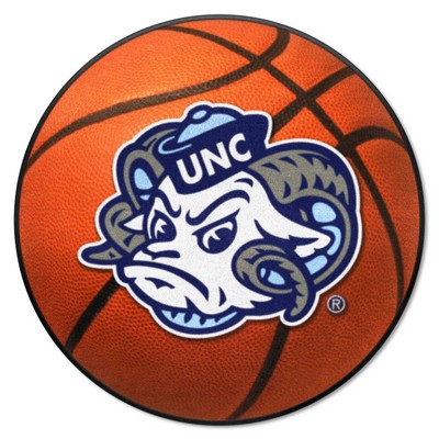 Fan Mats  LLC North Carolina Tar Heels Basketball Mat Orange