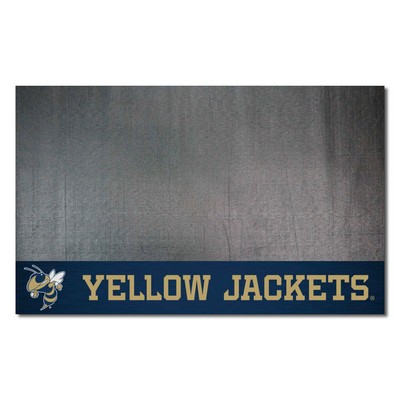 Fan Mats  LLC Georgia Tech Yellow Jackets Grill Mat Black