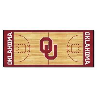 Fan Mats  LLC Oklahoma Sooners NCAA Basketball Runner Crimson