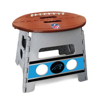 Fan Mats  LLC Carolina Panthers Folding Step Stool Gray