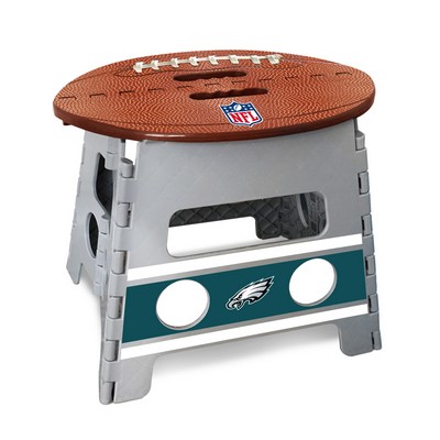 Fan Mats  LLC Philadelphia Eagles Folding Step Stool Gray