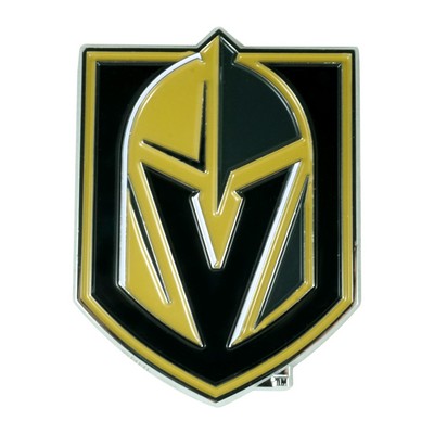 Fan Mats  LLC Vegas Golden Knights 3D Color Metal Emblem Gold