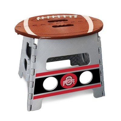 Fan Mats  LLC Ohio State Buckeyes Folding Step Stool Gray