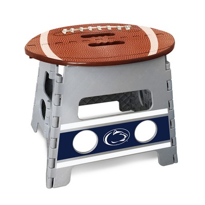 Fan Mats  LLC Penn State Nittany Lions Folding Step Stool - 13in. Rise Gray