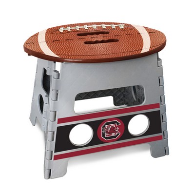 Fan Mats  LLC South Carolina Gamecocks Folding Step Stool - 13in. Rise Gray