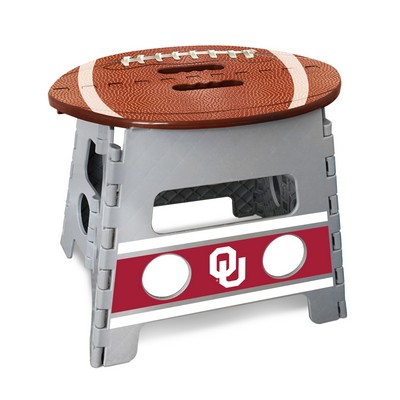 Fan Mats  LLC Oklahoma Sooners Folding Step Stool Gray