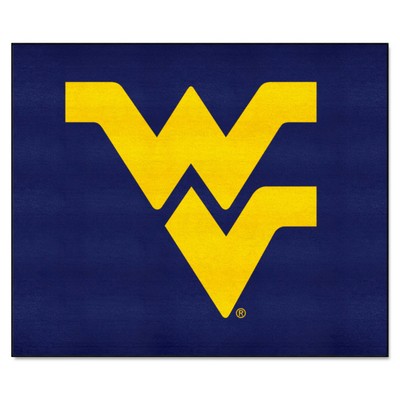Fan Mats  LLC West Virginia Mountaineers Tailgater Mat Navy