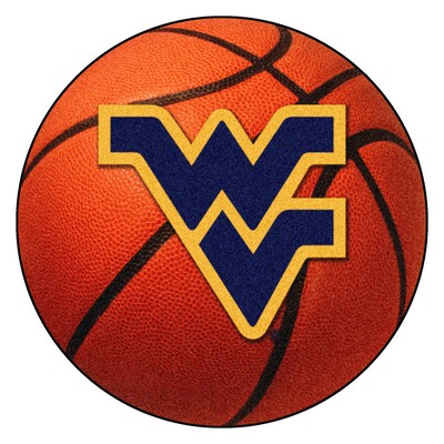 Fan Mats  LLC West Virginia Mountaineers Basketball Rug 