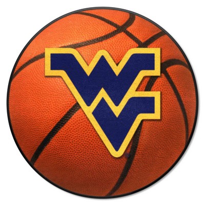 Fan Mats  LLC West Virginia Mountaineers Basketball Rug 