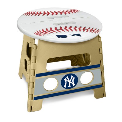 Fan Mats  LLC New York Yankees Folding Step Stool Gray