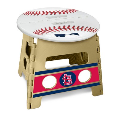 Fan Mats  LLC St. Louis Cardinals Folding Step Stool Gray