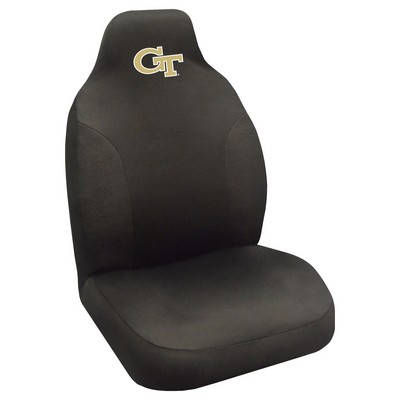 Fan Mats  LLC Georgia Tech Yellow Jackets Seat Cover Black