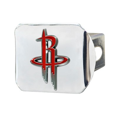 Fan Mats  LLC Houston Rockets Color Hitch Cover Chrome Chrome