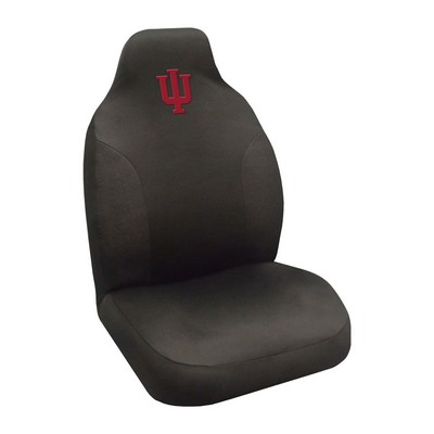 Fan Mats  LLC Indiana Hooisers Embroidered Seat Cover Black