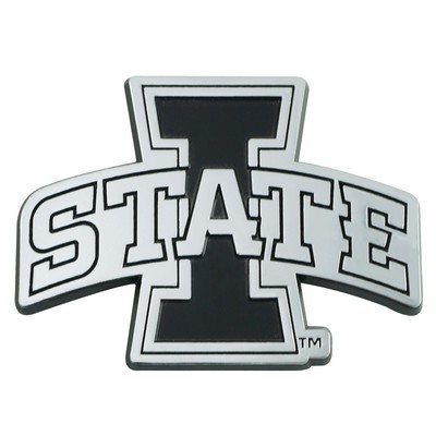 Fan Mats  LLC Iowa State Cyclones Chrome Emblem Chrome