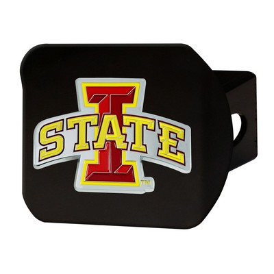 Fan Mats  LLC Iowa State Cyclones Color Hitch Cover Black Red