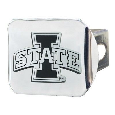 Fan Mats  LLC Iowa State Cyclones Hitch Cover Chrome Chrome