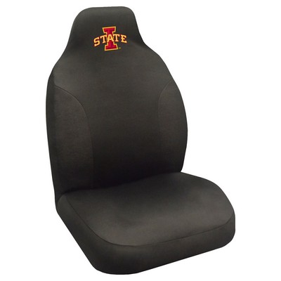 Fan Mats  LLC Iowa State Cyclones Embroidered Seat Cover Black