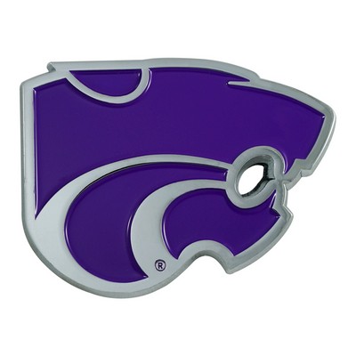 Fan Mats  LLC Kansas State Wildcats 3D Color Metal Emblem Purple