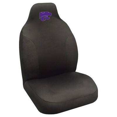 Fan Mats  LLC Kansas State Wildcats Embroidered Seat Cover Black