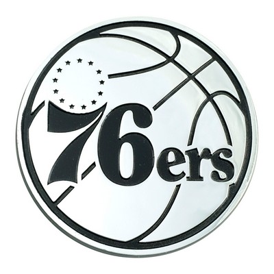 Fan Mats  LLC Philadelphia 76ers Chrome Emblem Chrome