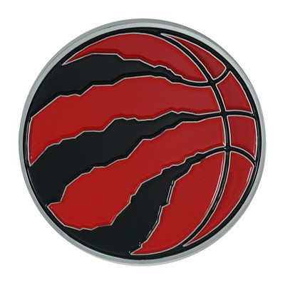 Fan Mats  LLC Toronto Raptors 3D Color Metal Emblem Red