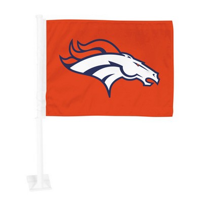 Fan Mats  LLC Denver Broncos Car Flag Orange
