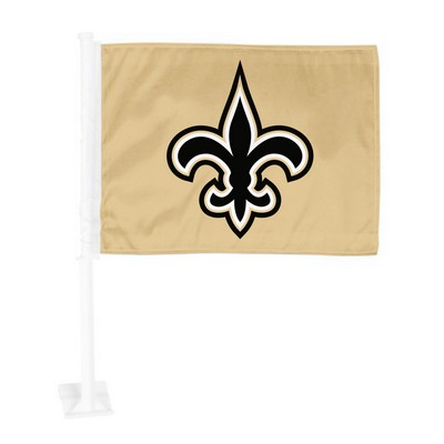 Fan Mats  LLC New Orleans Saints Car Flag Large 1pc 11