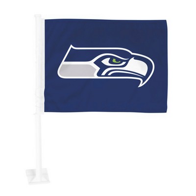Fan Mats  LLC Seattle Seahawks Car Flag Blue